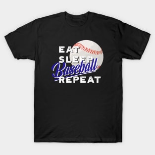 Eat Sleep Baseball Repeat T-Shirt